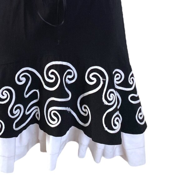 Mara Margo Paris Corset Mini Milkmaid Dress Small-S Black White -EU38-Small/S - Picture 5 of 16